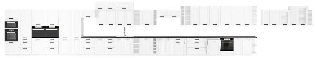 Horná kuchynská skrinka Lula 80 G-90 2 F - biela