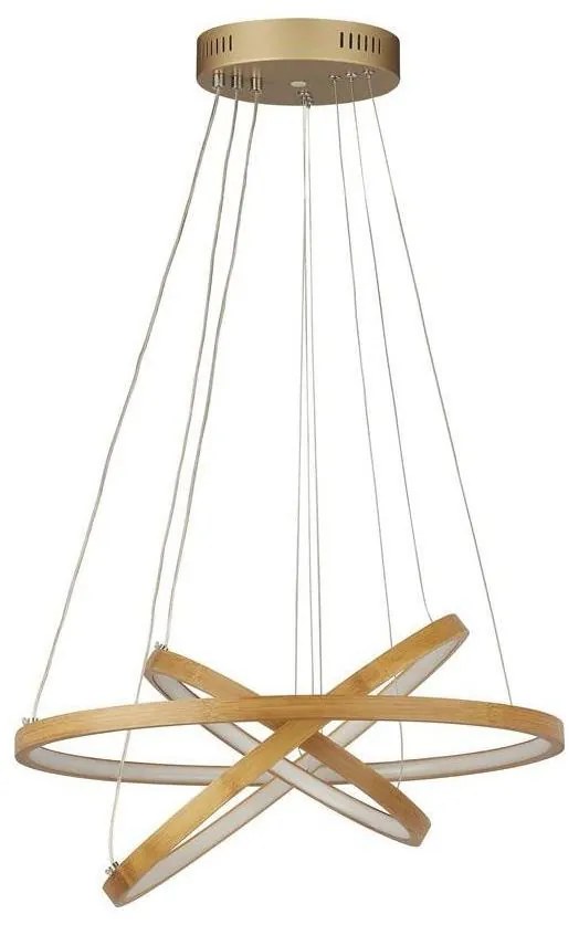 Searchlight 75033-3NA - LED Luster na lanku ETERNITY LED/34,5W/230V zlatá