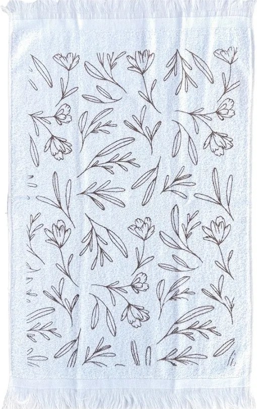 Kuchynský froté uterák s motívom vetvičiek - 40*66 cm