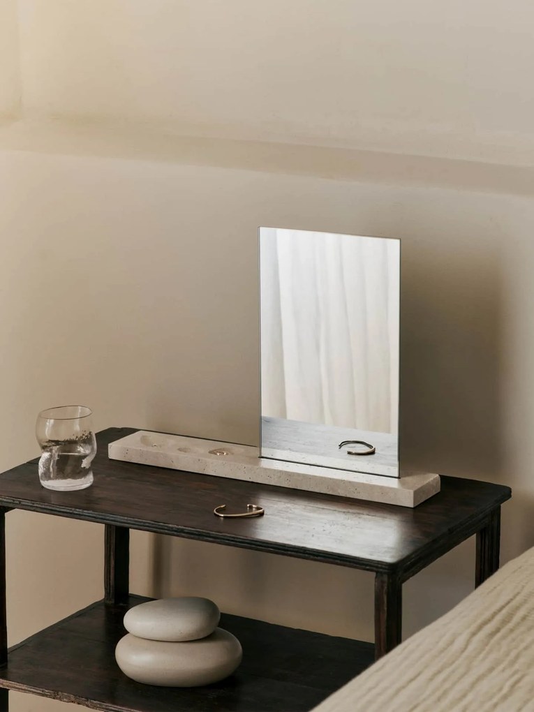 Ferm Living Úložná dóza Pebble Sand/Cream Medium