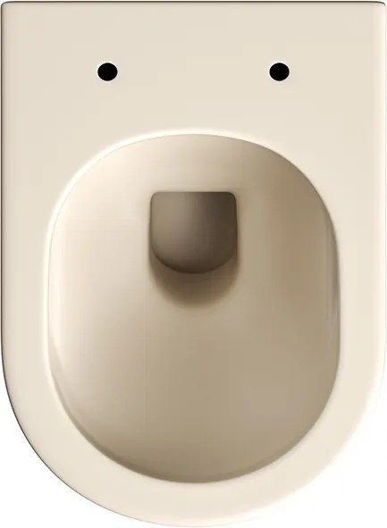 BPS-koupelny Závesná WC misa so SoftClose sedadlom HYD-7286, cappuccino