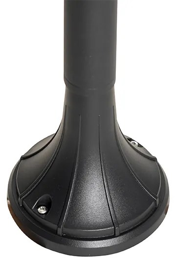 Klasická vonkajšia lampa čierna 125 cm IP44 - Daphne