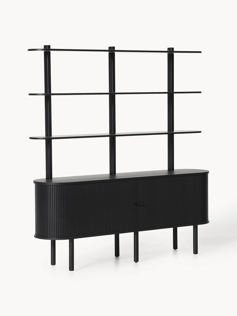 Veľký regál's drážkovanou prednou stranou Calary