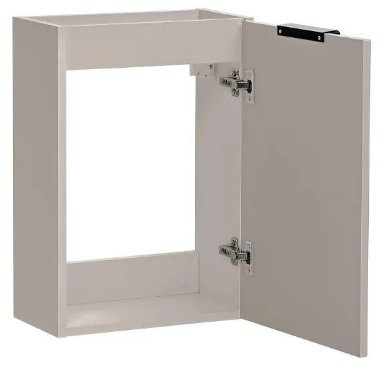 Závesná skrinka Adele Cashmere Vedea so zápustným umývadlom 40 cm kašmírová