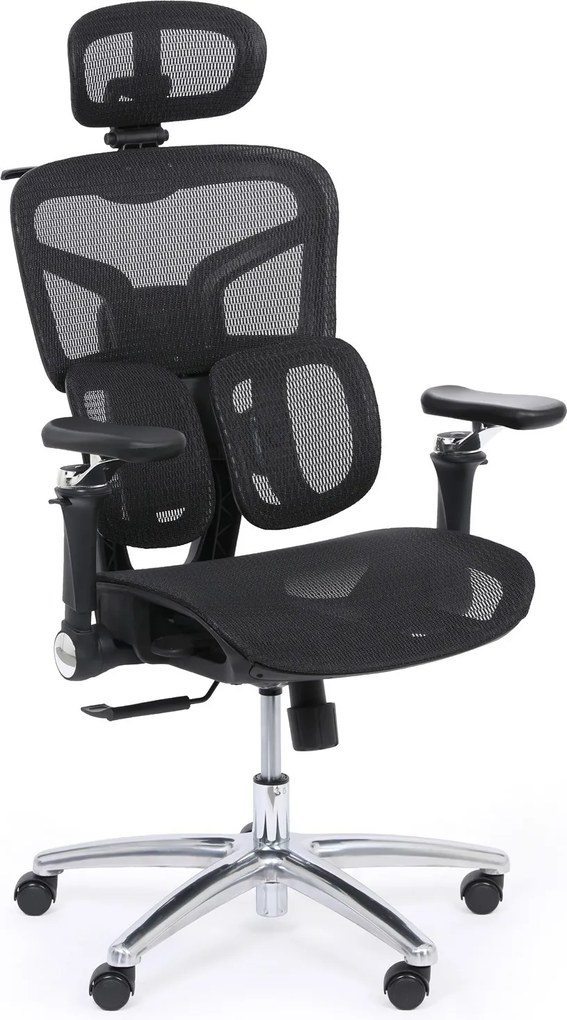 Kancelárska stolička LEVEL, sivá