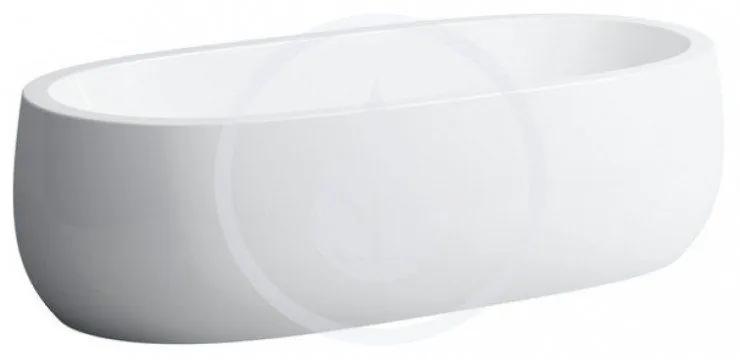 LAUFEN IlBagnoAlessi One Vaňa, 1830 mm x 870 mm, biela – s rámom, senzorové ovládanie, vzduchová masáž a LED osvetlenie H2459720006251