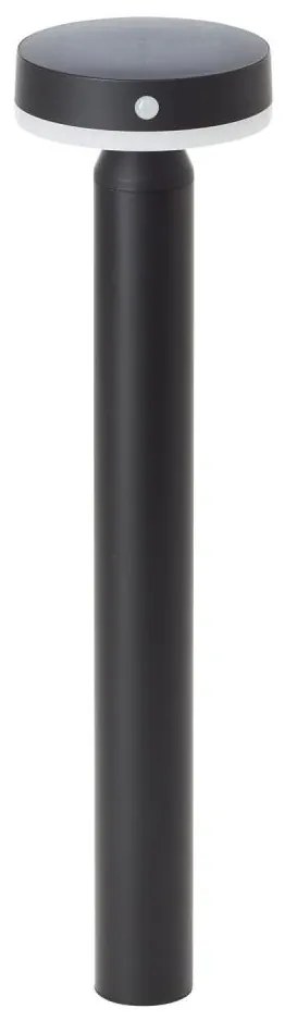 Brilliant - LED Solárna lampa so senzorom MAGUA LED/4W/3,7V 50,2 cm IP44 čierna