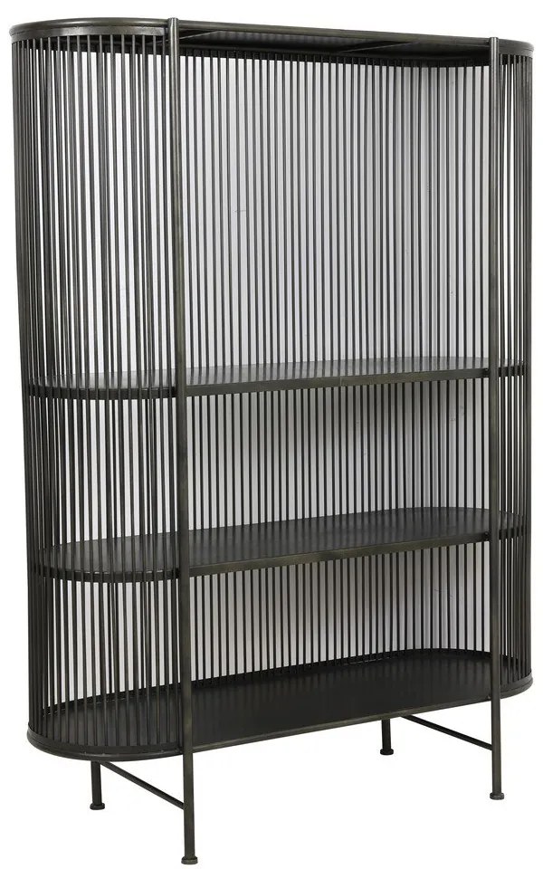 Čierna kovová vysoká komoda 119x161 cm Yinthe - Light &amp; Living