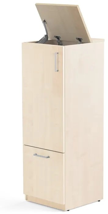 Kôš na triedenie odpadu FAHRENHEIT, 1 zásuvka, 1250x430x455 mm, breza