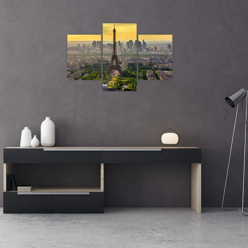 Obraz - Panoráma Paríža (90x60 cm)