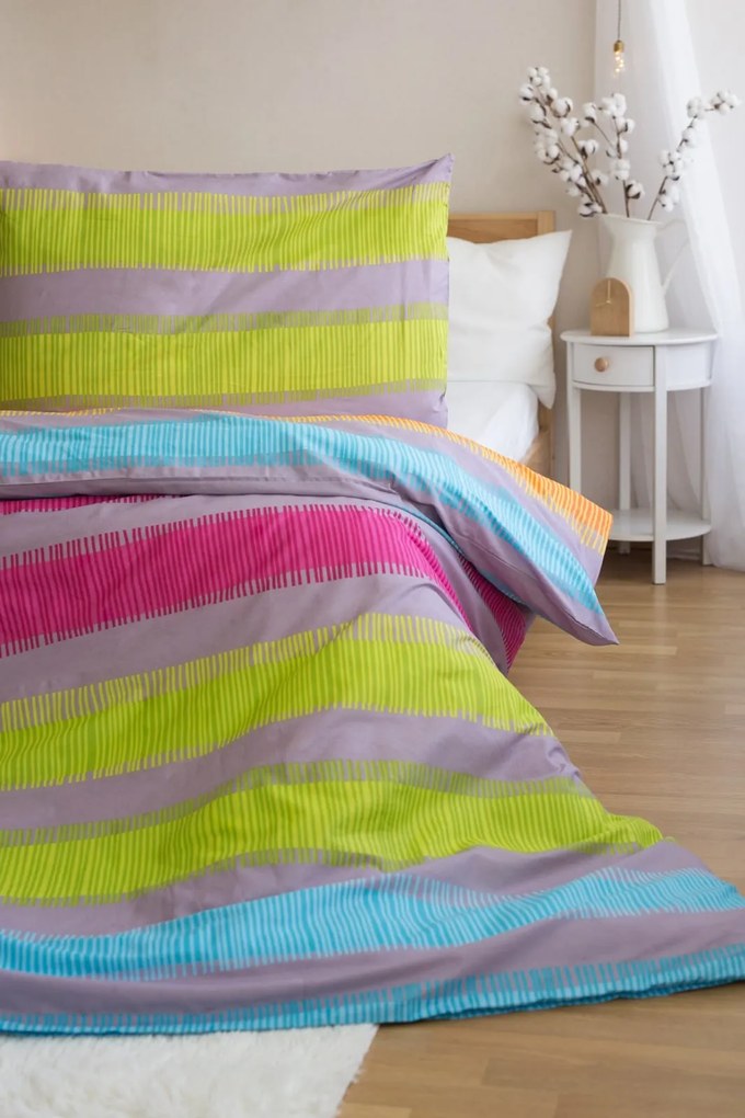 Polybavlnené obliečky na 2 postele ELLE, farebné Rozmer obliečky: 2 ks 70 x 90 cm | 2 ks 140 x 200 cm