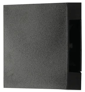 Brilagi - LED vonkajšie nástenné svietidlo QUADRAY LED/4W/230V čierne IP65