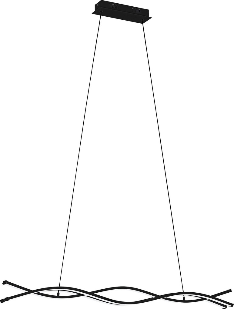 XXXLutz ZÁVESNÉ LED SVIETIDLO, 98,5/80/120 cm Eglo - Interiérové svietidlá - 003348212301