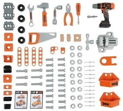 Smoby 360702 Black&Decker elektronický pracovný stôl Ultimate so zvukom SM 360702
