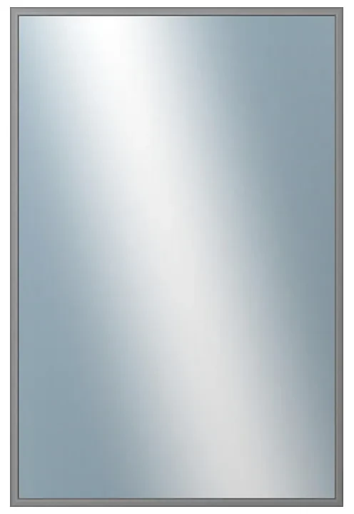 DANTIK - Zrkadlo v rámu, rozmer s rámom 40x60 cm z lišty Hliník platina (7269019)