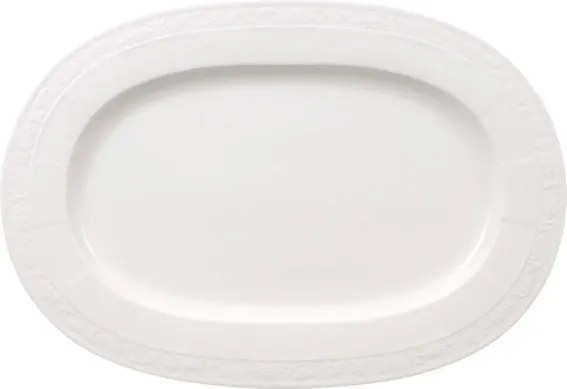 Oválny tanier 41 cm White Pearl