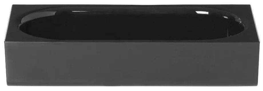 Čierna odkladacia miska Blomus Modo, 20 x 10 cm
