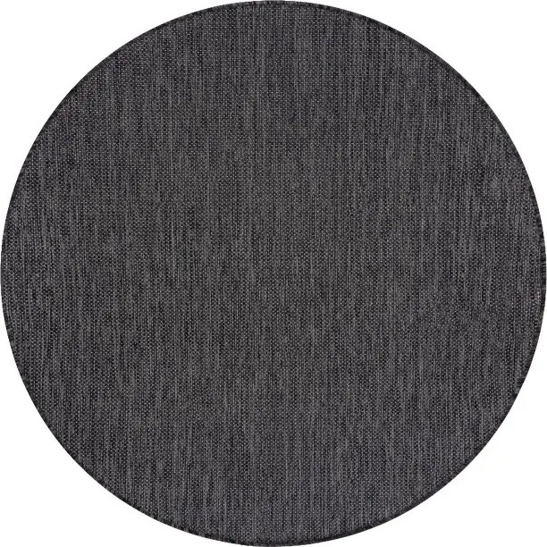 Koberec SIZAL SION A5165A čierny kruh