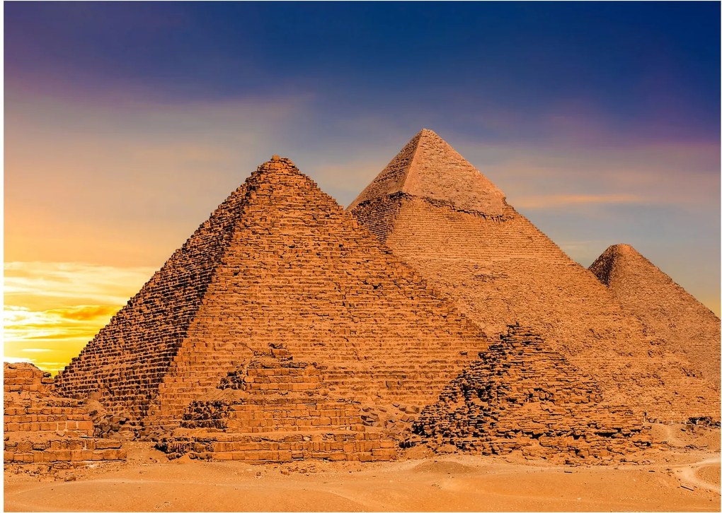 Obraz - Egyptské pyramídy (70x50 cm)
