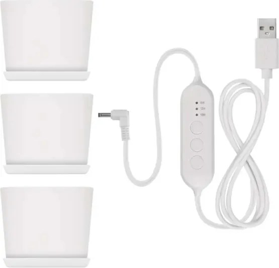 LED stmievateľná interiérová lampa na pestovanie rastlín GROW LED/7W/5V