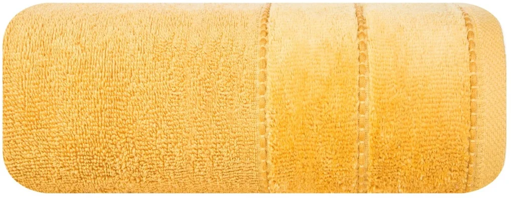 BAVLNENÝ UTERÁK MARI10 SADA 3KS 70X140 CM HORČICOVÁ