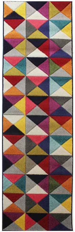 Behúň Spectrum Samba Multi, 66x230, viacfarebná, chodba / predsieň, Flair Rugs