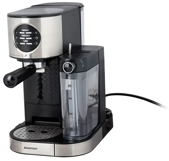 SILVERCREST® Espresso kávovar s napeňovačom mlieka SE (100271697)