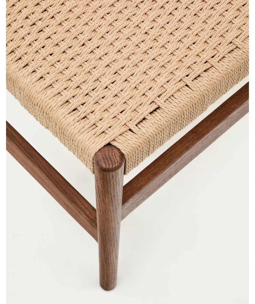 Lavica v hnedo-prírodnej farbe Zaide – Kave Home