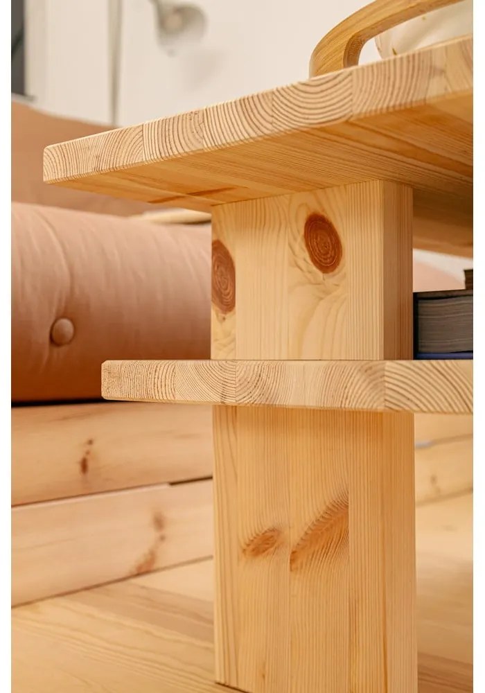 Hnedý konferenčný stolík z borovicového dreva 45x68 cm Japan – Karup Design