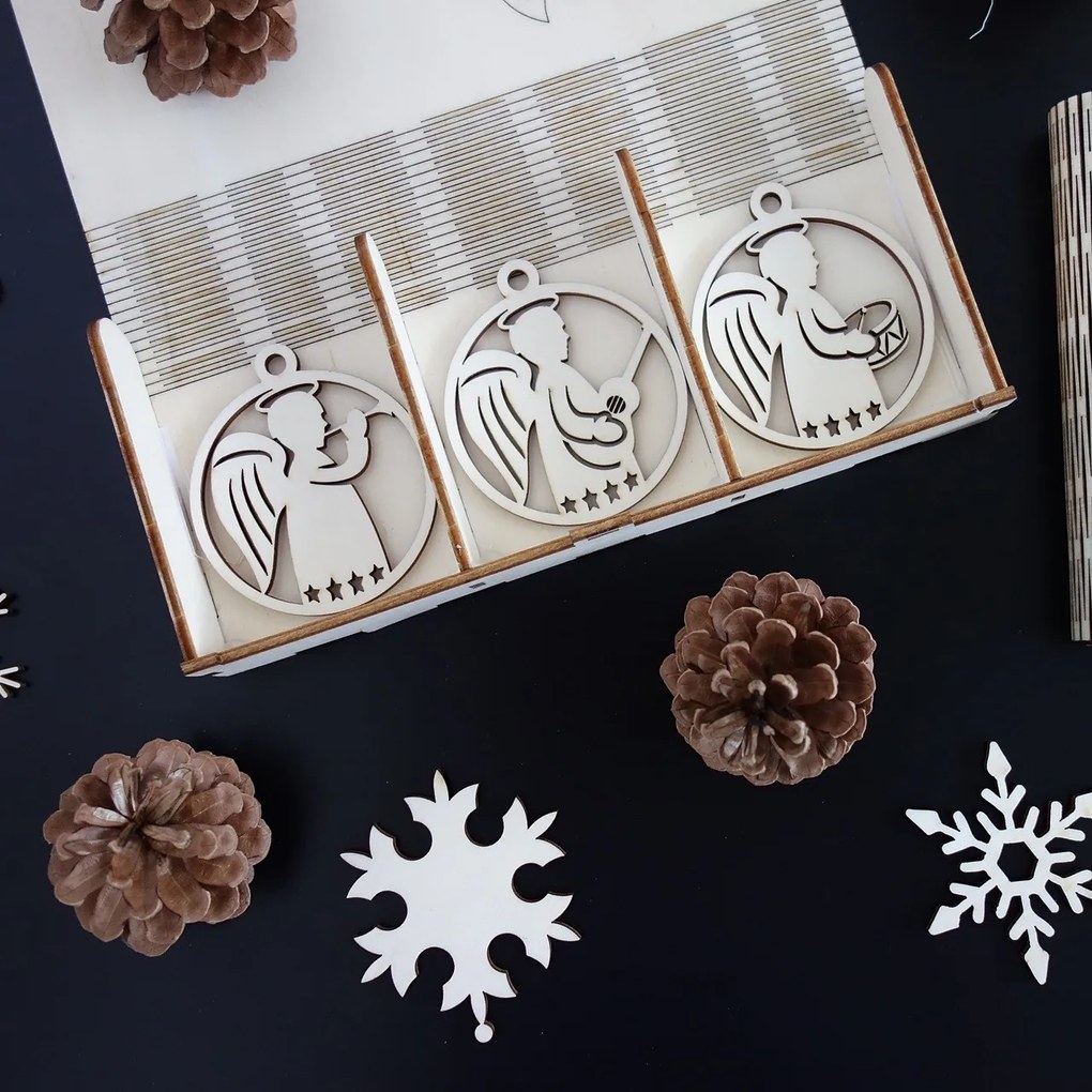 Ozdoby na vianočný stromček, 1 sada-18 kusov 3476 PR0103-Christmas decorati HEU-