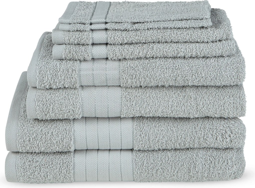 XXXLutz SADA FROTÉ UTERÁKOV, sivá - Kúpeľňový textil - 003956023106
