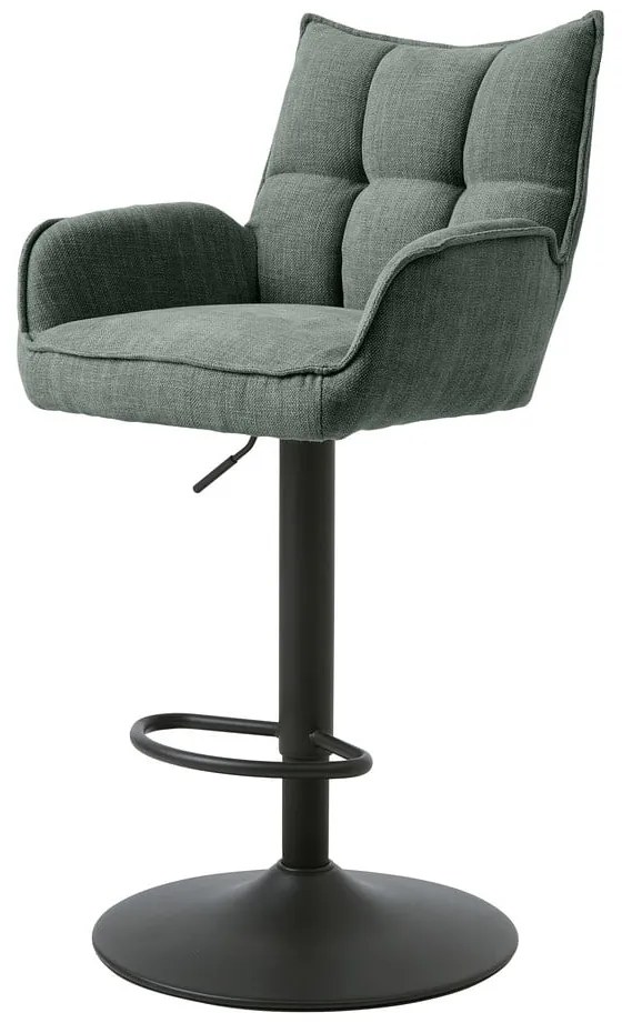 Zelené barové stoličky s nastaviteľnou výškou v súprave 2 ks Marilla – Unique Furniture