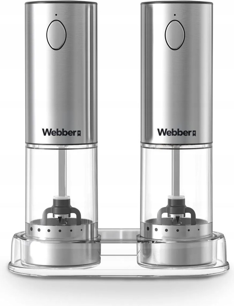 WEBBER Elektrický mlynček na soľ a korenie - dobíjateľný