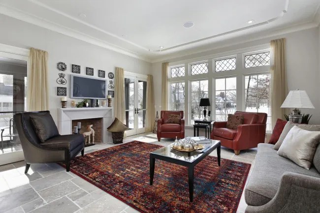 Koberec Agnella Isfahan Grawe Bordo