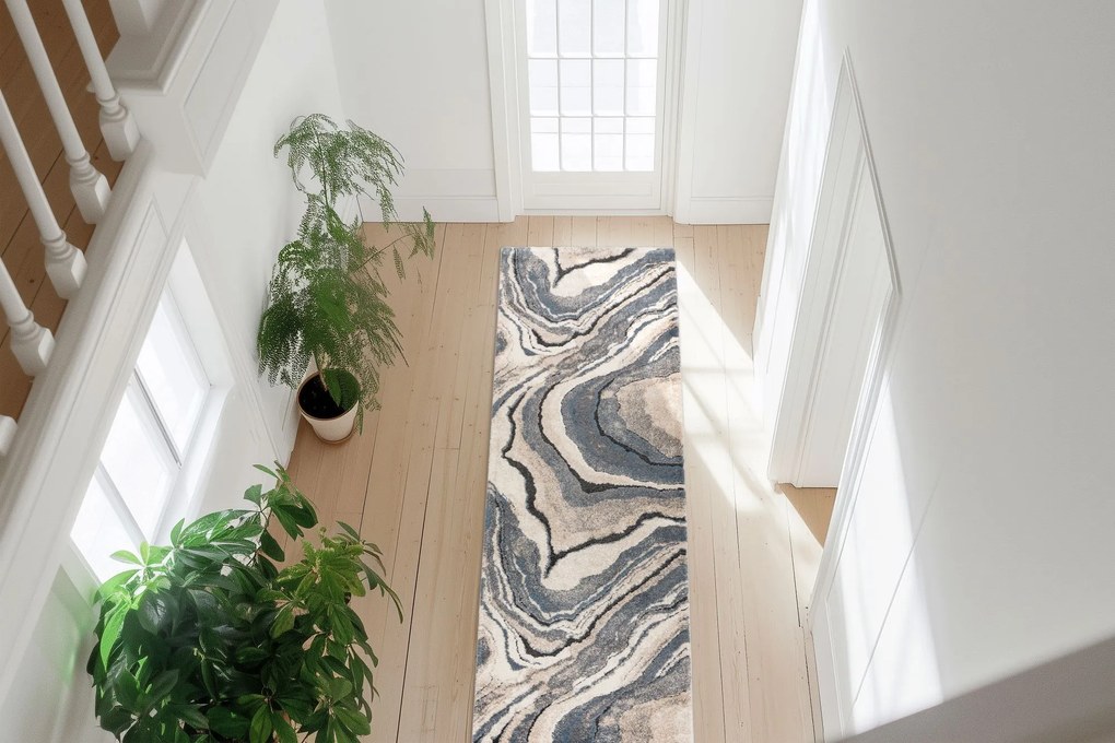 Obsession, Behúň My Bologna 461 Blue, 80x300, modrá, chodba / predsieň