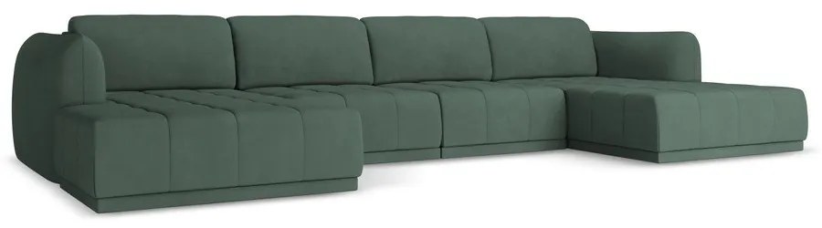 Zelená rohová pohovka Hoku – Makamii