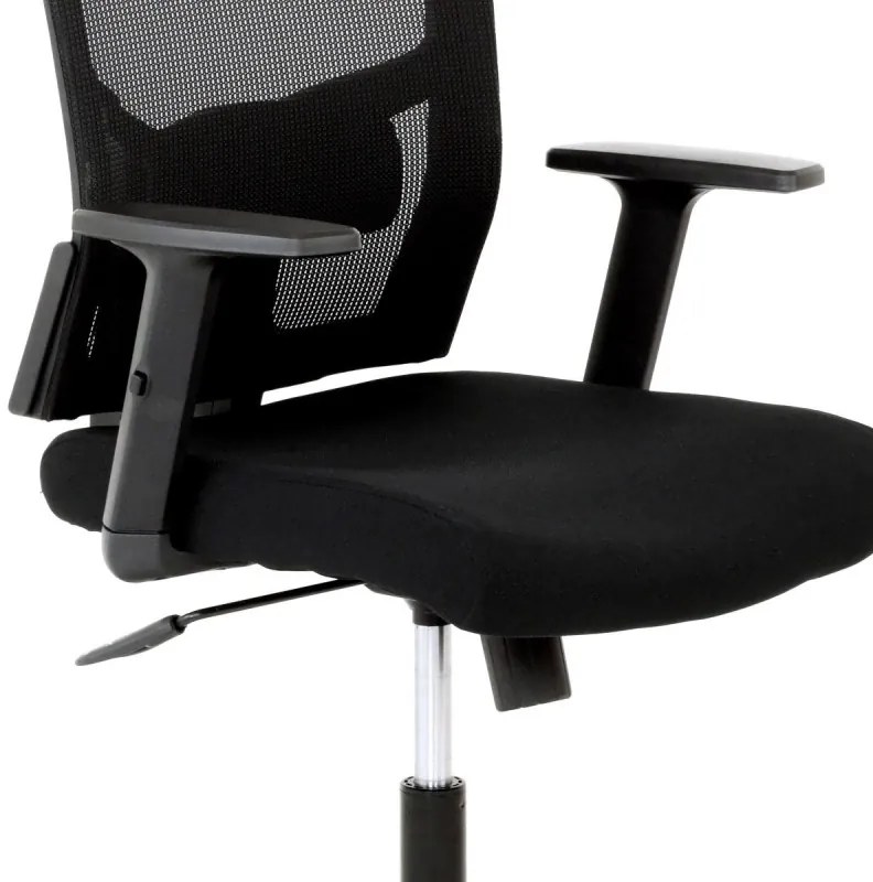 Kancelárska stolička s podhlavníkom čierna