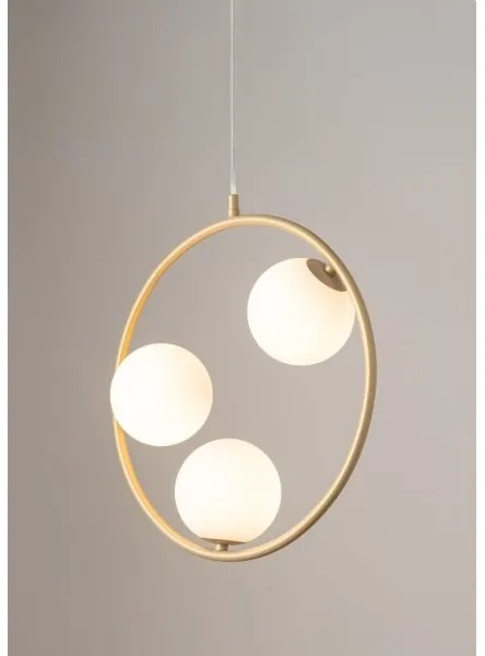 Luster na lanku AQUA 3xG9/12W/230V zlatá