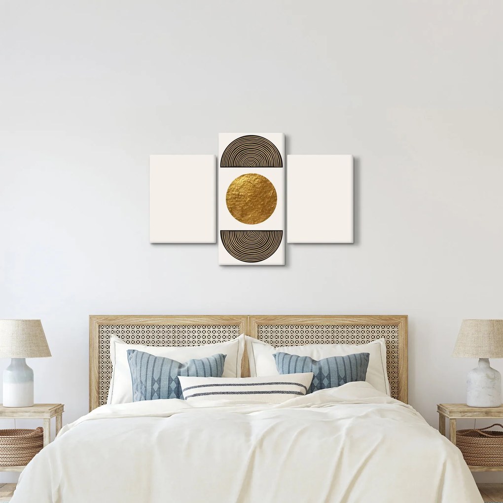 Obraz - Zlatý ornament N⁰1 (90x60 cm)