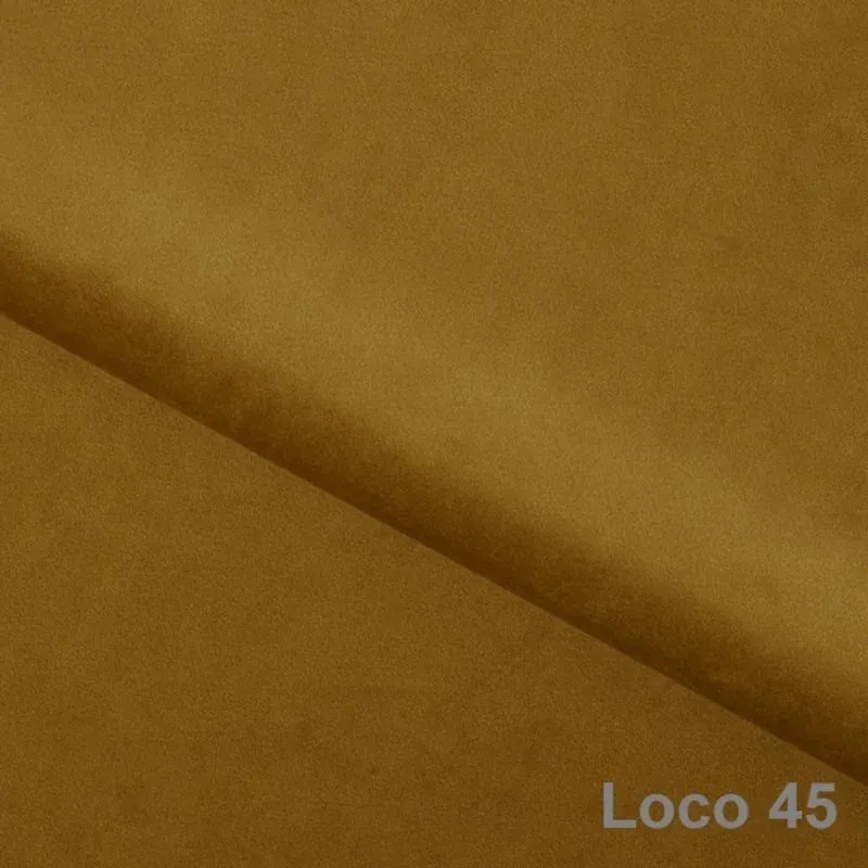 Rohová sedacia súprava DANA, pravá, zlatá (loco 45)