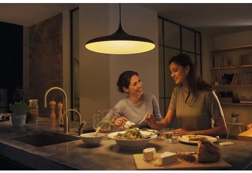 LED luster Philips HUE 4076130P6 Cher 25W 3000lm 2200-6500K čierny s diaľkovým ovládaním - kompatibilný so SMART HOME by hornbach