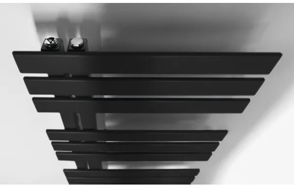 Sapho - Kúpeľňový radiátor SILVANA 561W/230V 50x123 cm matná čierna