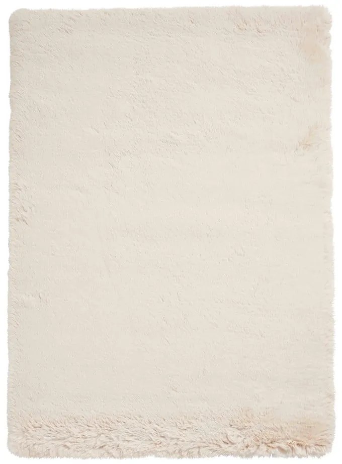 Krémovobiely koberec 60x120 cm Super Teddy – Think Rugs