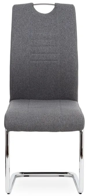 BONTEC Jedálenská stolička, sivá, látka, DCL-405 GREY2 Farba: Šedá