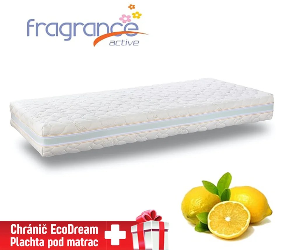 Matrac Fragrance Lemon z pamäťovej peny DreamBed - 140x190cm