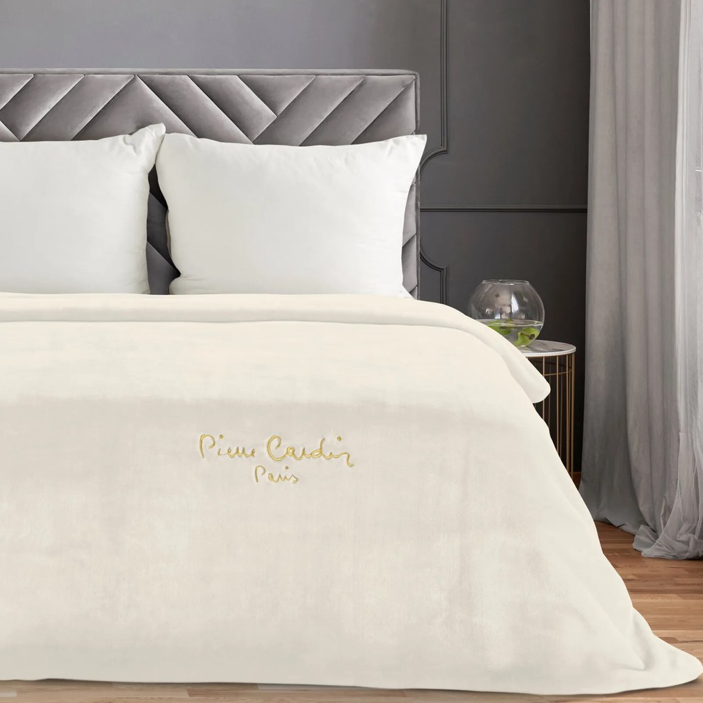 AKRYLOVÁ DEKA PIERRE CARDIN CLARA1 160X220 CM KRÉMOVÁ