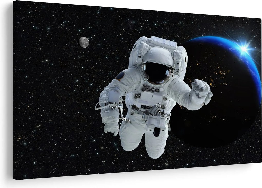 Obraz - Astronaut vo vesmíre (90x60 cm)