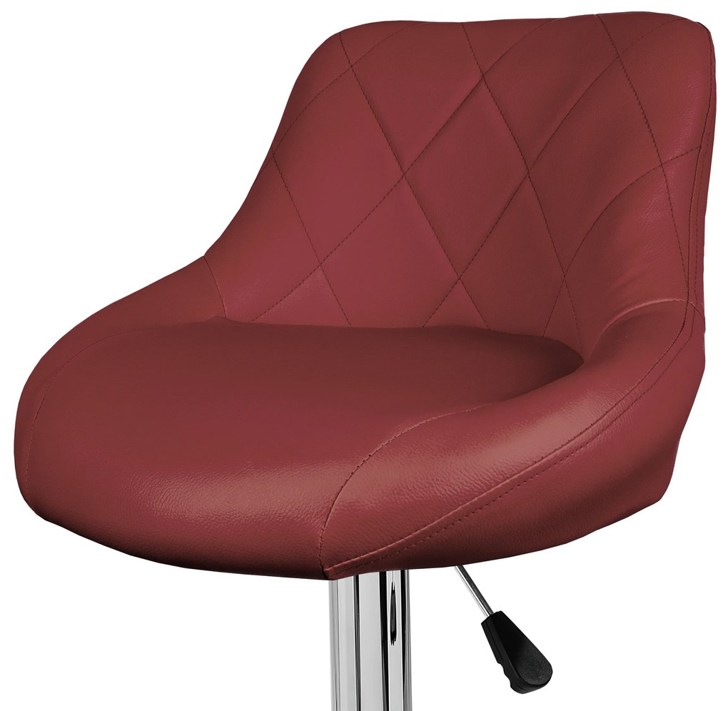 Barová stolička AGA MR2000BURGUNDY - burgundy
