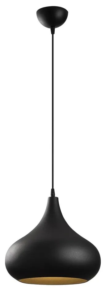 Čierne závesné svietidlo Opviq lights Sağlam