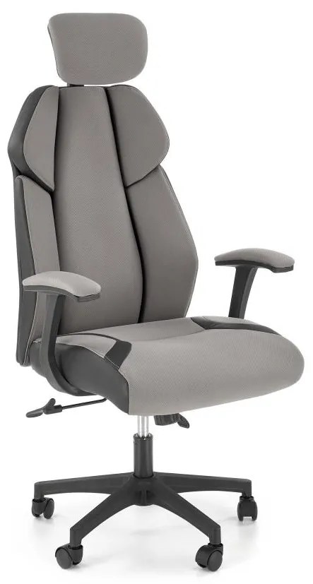 Kancelárska stolička HIRU sivá/čierna